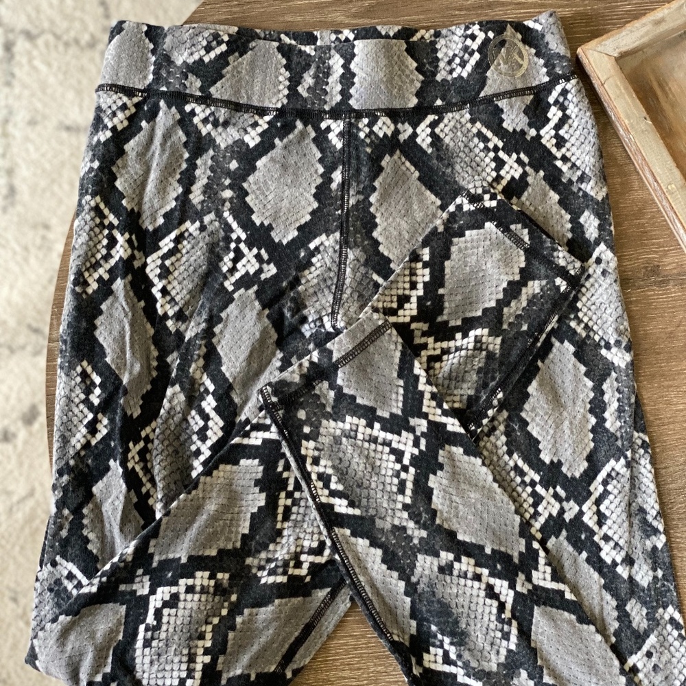 Michael Kors Python Print Leggings - image 1